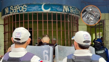 El Ministerio de Justicia y Paz desmintió el fallecimiento de un privado de libertad durante el procedimiento. (Cortesía: Trece Noticias)
