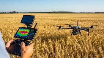 Panamá ensaya un dron con tecnología de radar para medir la humedad en cultivos de arroz