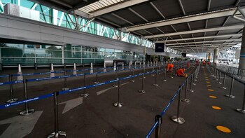 Los trabajos en la terminal