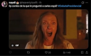 Debate presidencial 2026: los memes que arrasaron en la segunda jornada. Captura: X.