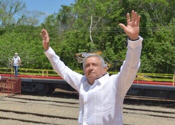 AMLO visitó Oaxaca durante su