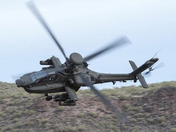 14/10/2026 Imagen de archivo de un helicóptero Apache de EEUU.
El Ministerio de Defensa de Israel ha anunciado este miércoles la adquisición de una docena de helicópteros de combate modelo Apache a Estados Unidos para su entrega a lo largo de la próxima década.
POLITICA NORTEAMÉRICA ESTADOS UNIDOS INTERNACIONAL
MINISTERIO DE DEFENSA DE ISRAEL