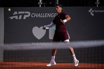 Federico Coria será uno de los tenistas argentinos que se presentará este jueves en el Challenger de Buenos Aires (Crédito: Challenger Buenos Aires)
