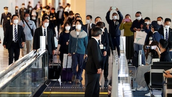 La imagen del adiós de