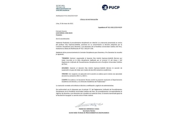 La PUCP concluyó que Eloy