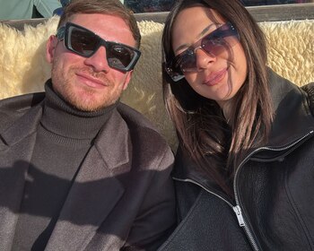 Las fotos de las vacaciones de Alexis Mac Allister y Ailen Cova en St. Moritz