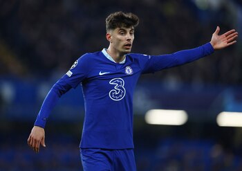 Havertz, en un partido con