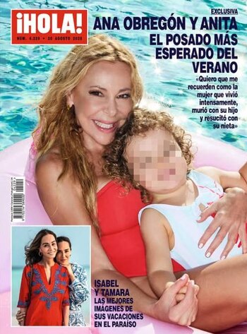 Portada de la revista ''¡Hola!'.