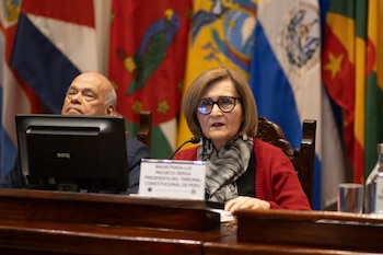 Luz Pacheco, presidenta del TC,