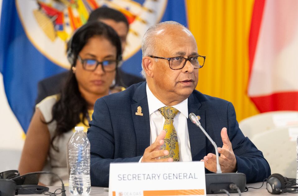 Albert Ramdin, secretario general de la OEA