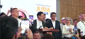 El candidato del oficialismo afirmó que buscará ampliar apoyos para enfrentar la segunda vuelta - crédito Prensa Iván Cepeda