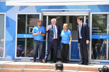 Alberto Fernández y "Wado" De