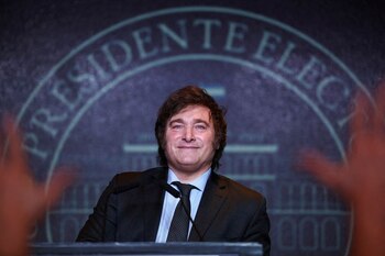 Javier Milei, presidente electo