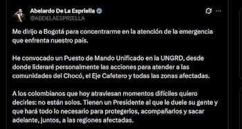 Abelardo de la Espriella - crédito @ABDELAESPRIELLA/X