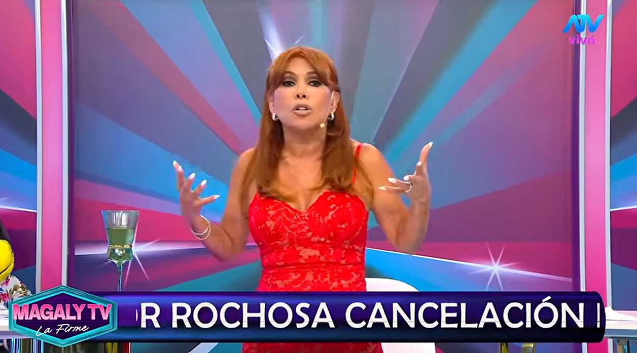 Magaly Medina responde en su programa de televisión a las burlas de Nicola Porcella y le recuerda sus anteriores controversias.