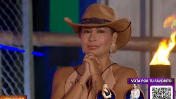 Pamela López es salvada por el público y recibe el apoyo de su pareja y amigos en la quinta gala. YouTube: ‘La Granja VIP Perú'.