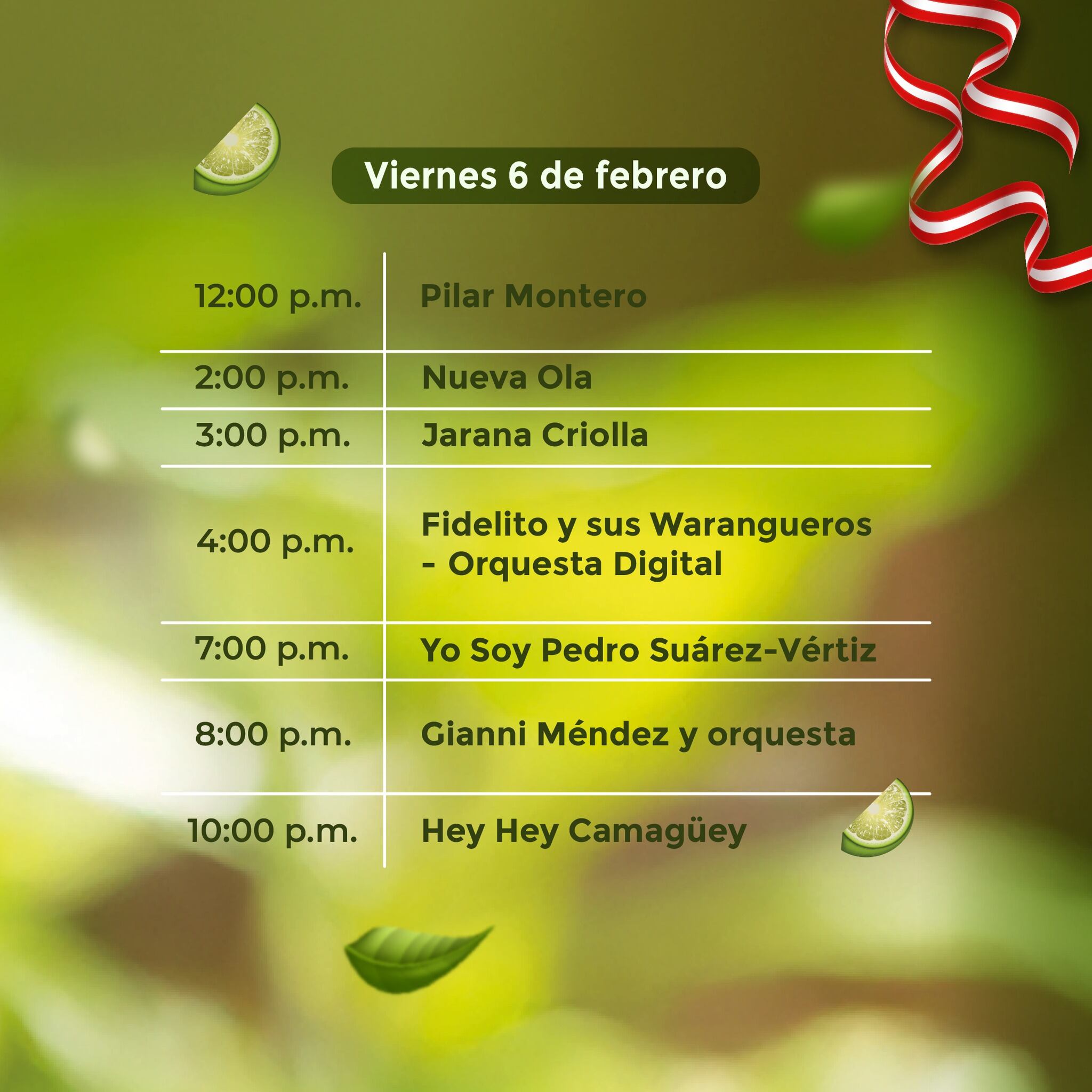 Pueblo Libre celebra el Festival del Pisco Sour con tres días de conciertos gratuitos y programación artística| Municipalidad de Pueblo Libre