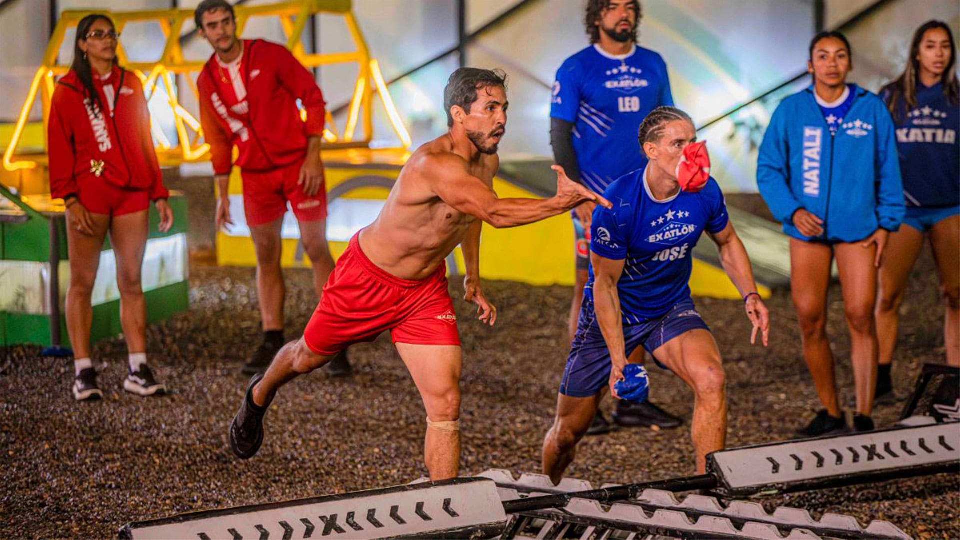 Atletas como Evelyn Guijarro, Koke Guerrero y Ernesto Cázares lideran al equipo azul, que se perfila como favorito para defender la Villa 360. (FB/ExatlonMx)