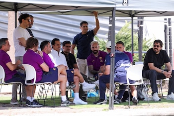 Directiva y cuerpo técnico intercambiaron