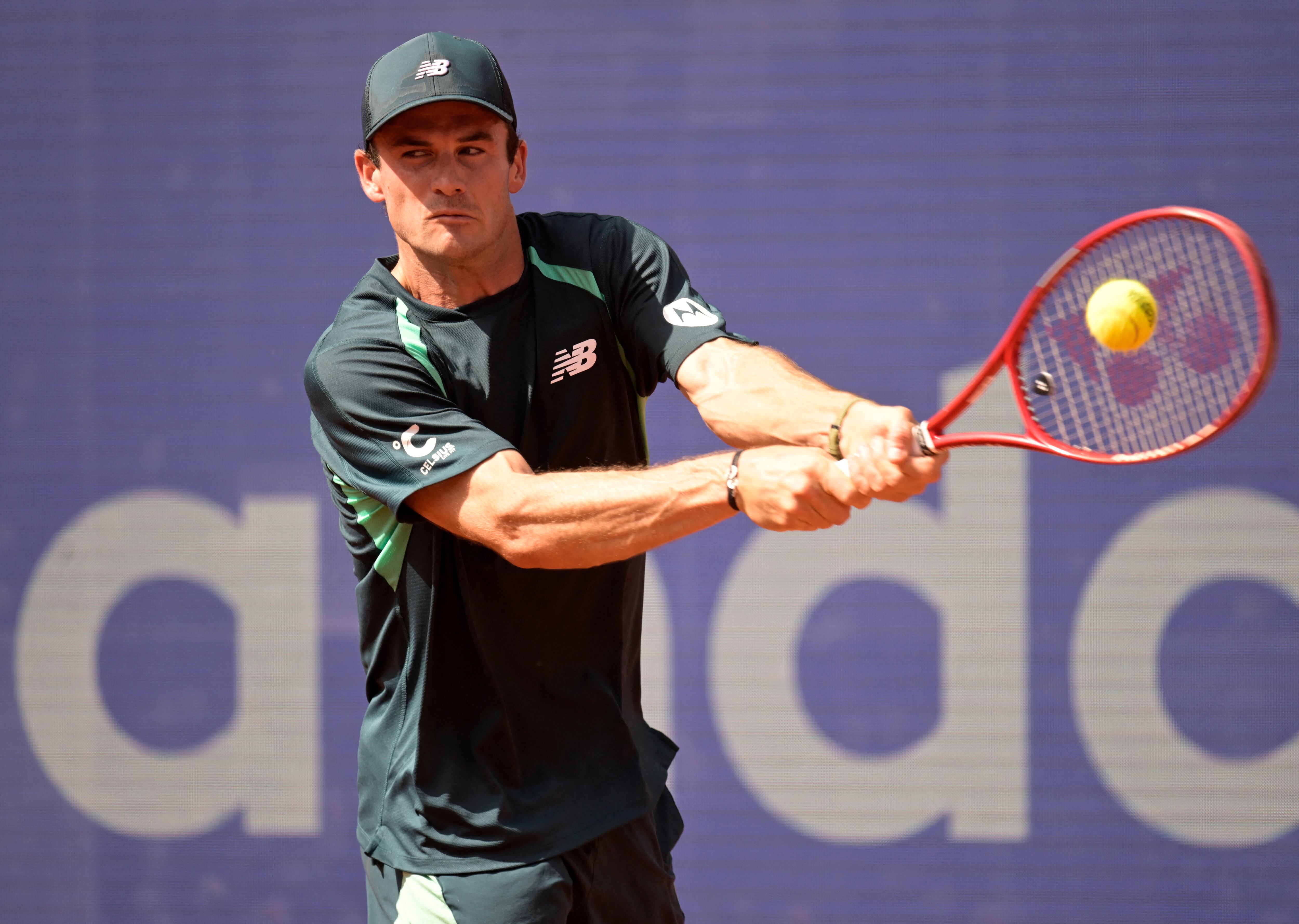 Tennis - ATP 500 - Hamburg Open - Am Rothenbaum, Hamburg, Germany - May 23, 2026 Tommy Paul of the U.S. in action during the final match against Peru's Ignacio Buse REUTERS/Fabian Bimmer