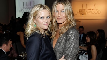 Las actrices en una gala