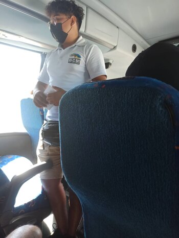 Abdiel Chable trabajador de una