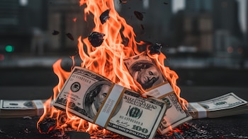 Fuerte caída del dólar en