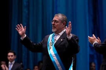 El nuevo presidente de Guatemala,