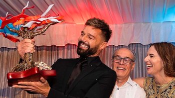 Ricky Martin fue reconocido por