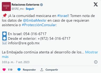 La SRE ofrece protección consular