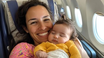 Algunos vuelos internacionales ofrecen moisés