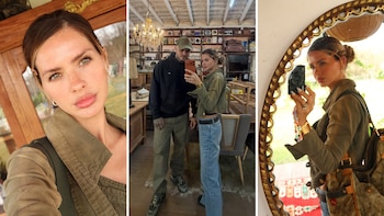 El paseo de la China Suárez y Mauro Icardi tras las críticas: radios vintage, cuadros antiguos y look militar