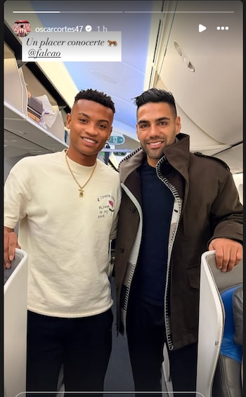 Falcao viaja de Europa a