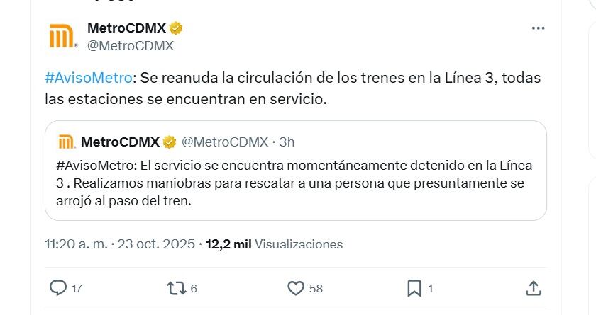 (X/ @MetroCDMX)