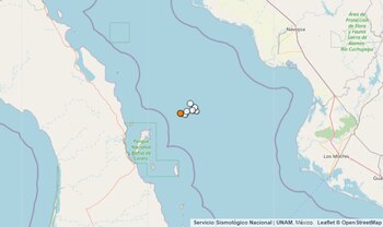 Tercer temblor reportado en Baja