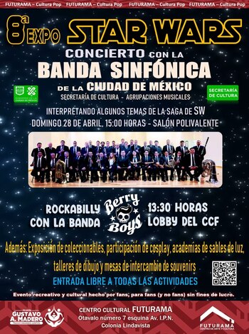 Concierto gratuito Star Wars foto:
