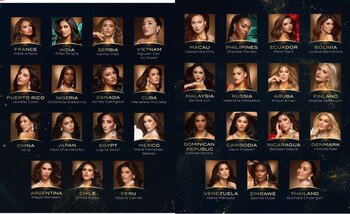 Top 30: estas son las semifinalistas del Miss Universe 2024 - crédito Miss Universe/Instagram