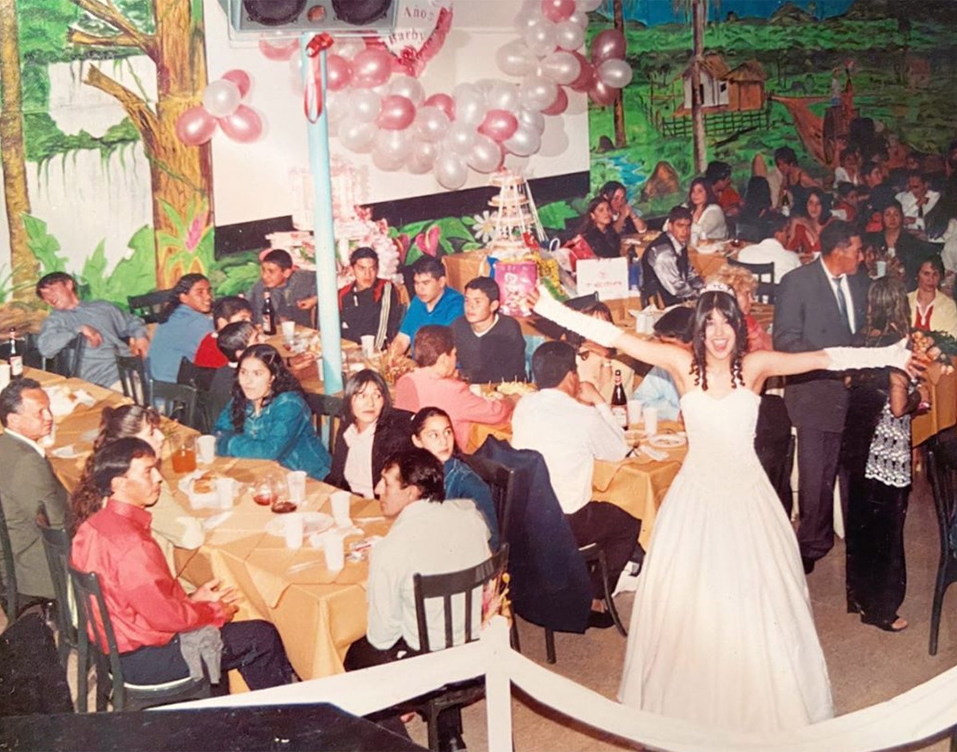 Barby Franco en su niñez y en su fiesta de 15 en Barracas