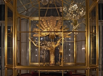 Reloj del Pavo real, en el Museo Hermitage