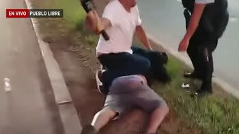 Taxista captura a delincuente que