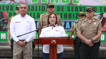 LA presidenta Dina Boluarte indicó