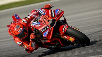 Marc Márquez (Ducati) empieza fuerte