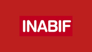 Logo de Inabif con letras blancas sobre un fondo rojo