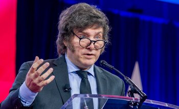 El presidente Javier Milei habló poco después de que se conociera el índice de inflación de octubre (Arhivo)