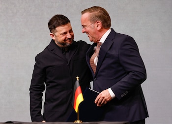 El presidente ucraniano, Volodímir Zelenski,