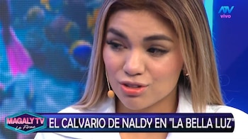 "Con mentiras": Naldy Saldaña explica cómo obtuvo los videos que hoy respaldan su denuncia contra director de La Bella Luz. Captura: Magaly TV La Firme.