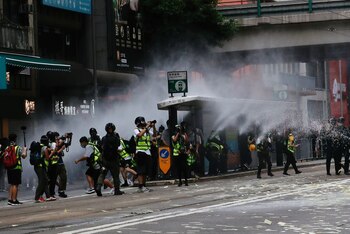 Una de las protestas por