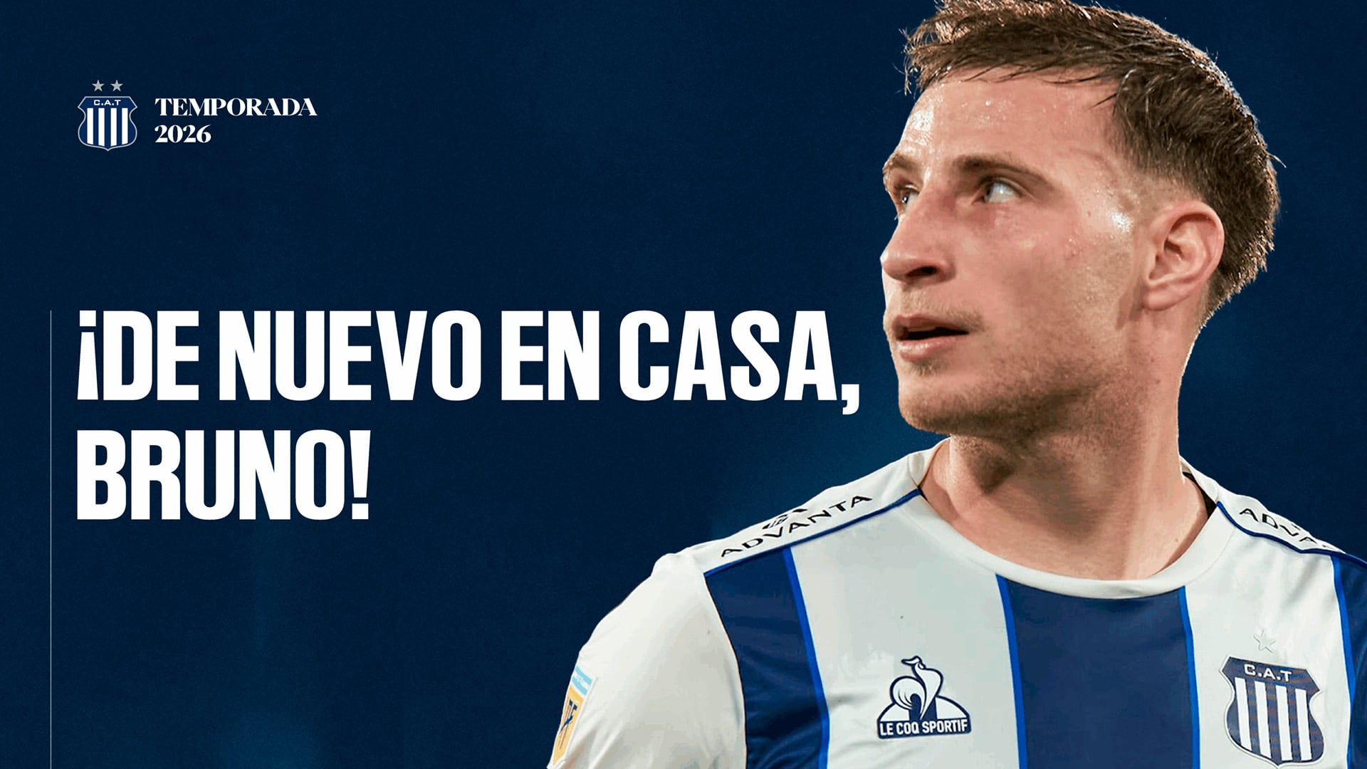 Luego de su cesión en Santos Laguna de México, Bruno Barticciotto fue ratificado como nueva cara del plantel de Talleres en su reincorporación