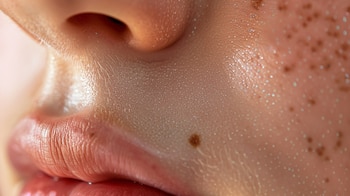 El vello en la nariz