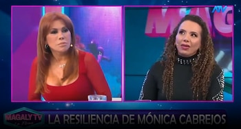 Mónica Cabrejos se sincera sobre la rabia, la culpa y el duelo que marcaron su historia. Captura: Magaly TV La Firme.